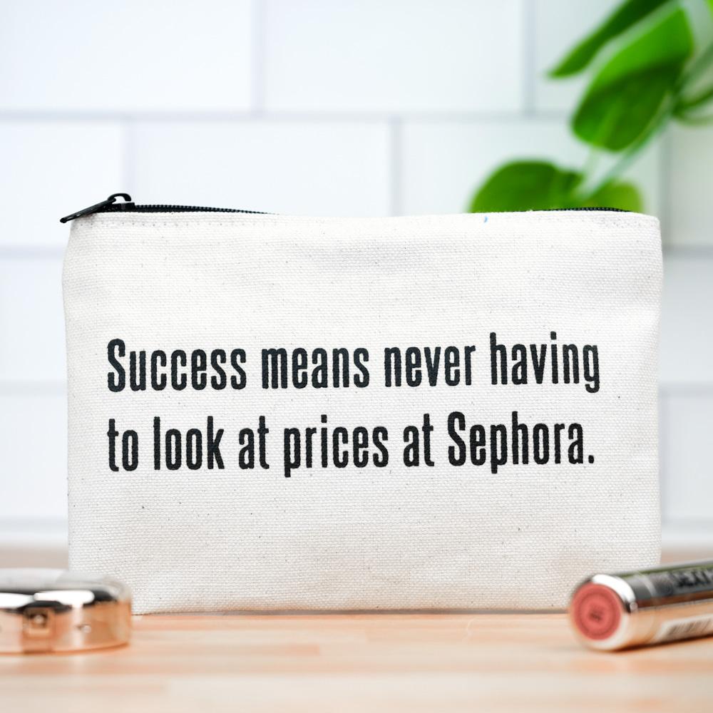 Success Means.. Make Up Bag